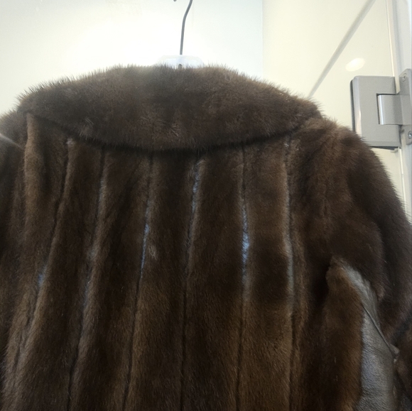 Mink Fur and leather Coat - Picture 9 of 11